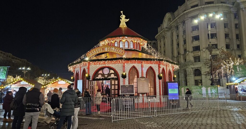 Casuta lui Mos Craciun - Targul de Craciun Bucuresti