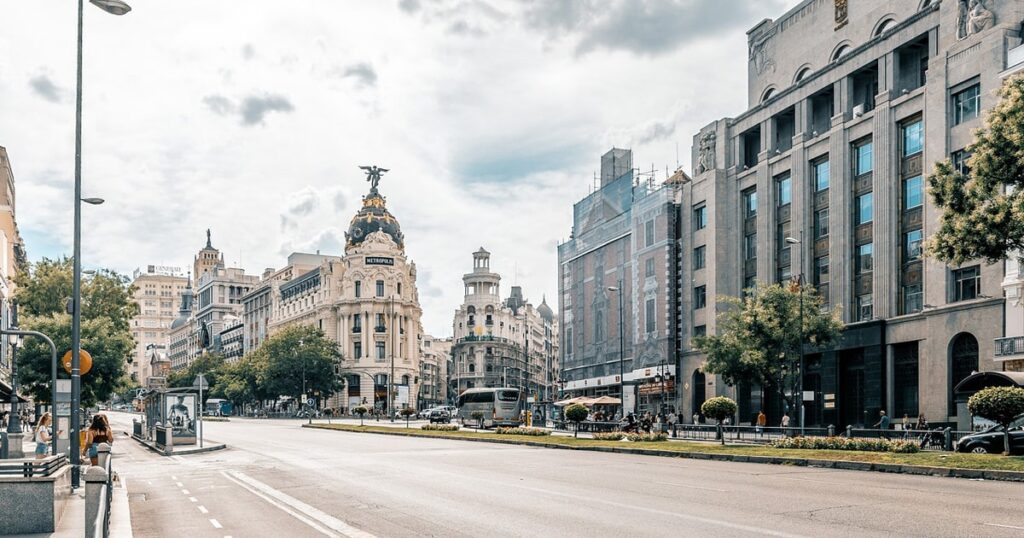 Gran Via din Madrid, Spania